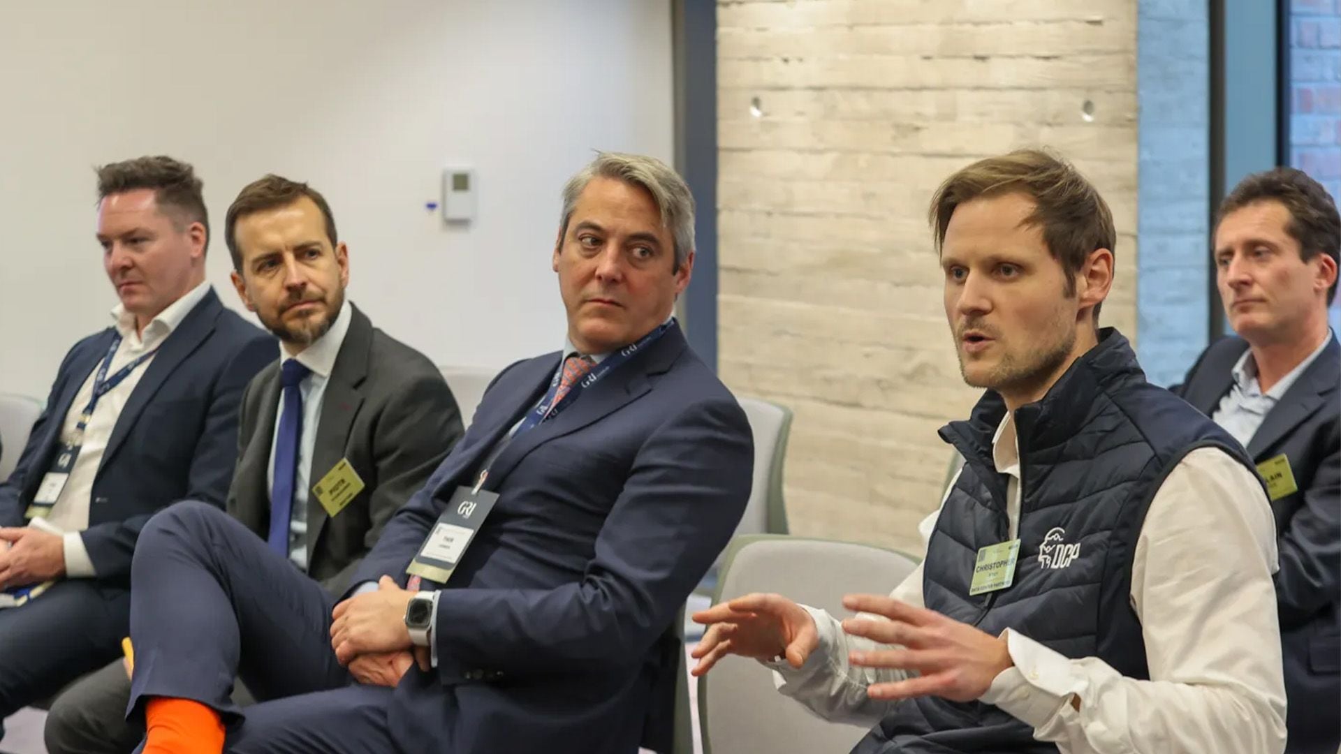 Real estate leaders discussing data centre partnerships