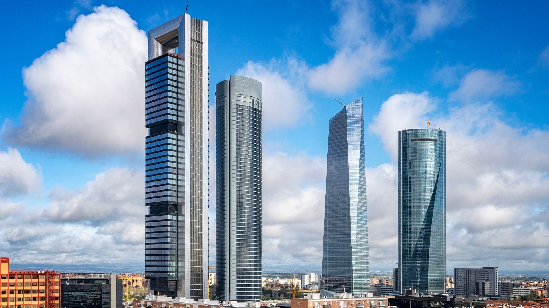 Madrid, skyline, real estate