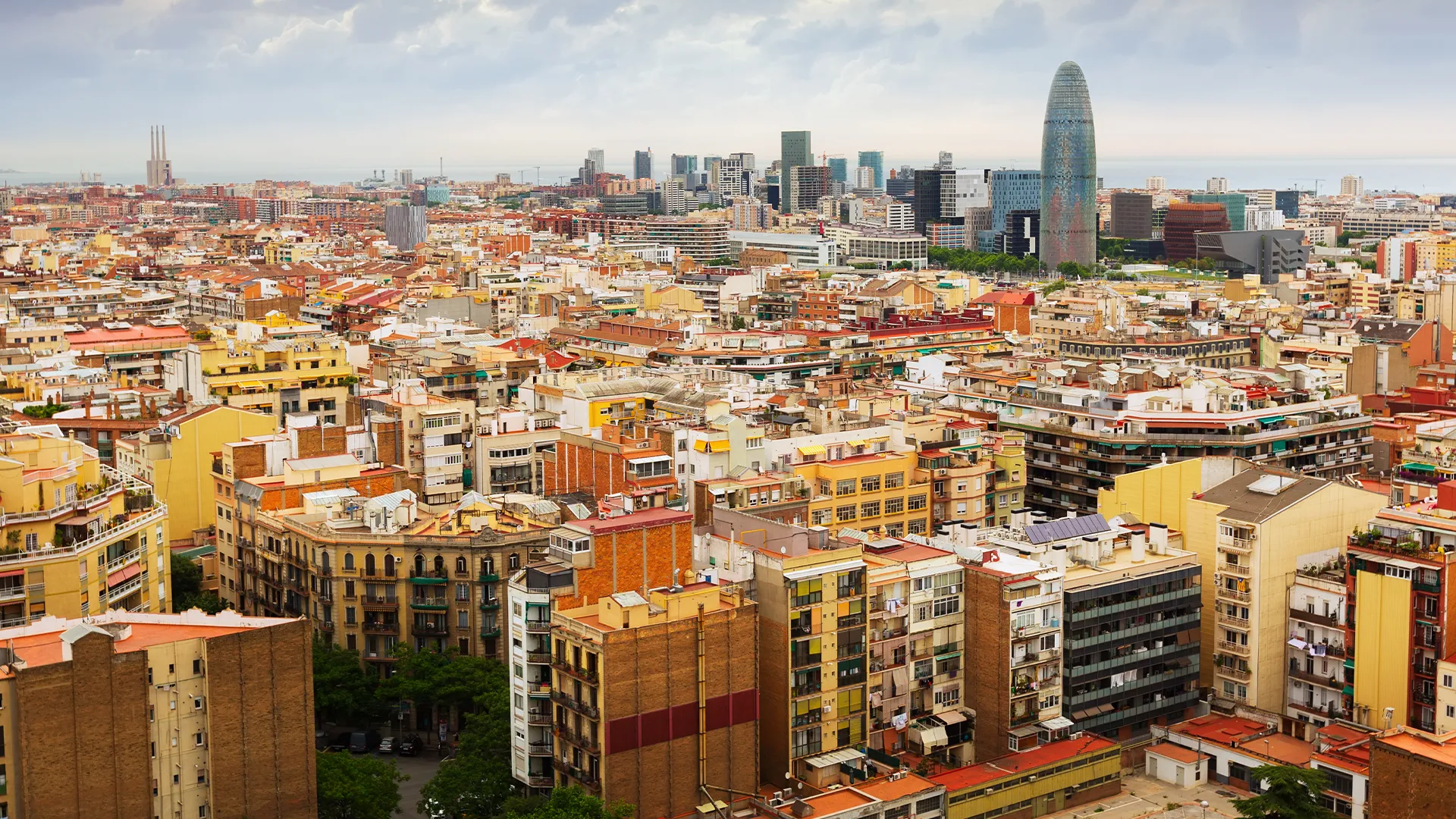 Barcelona, real estate, skyline