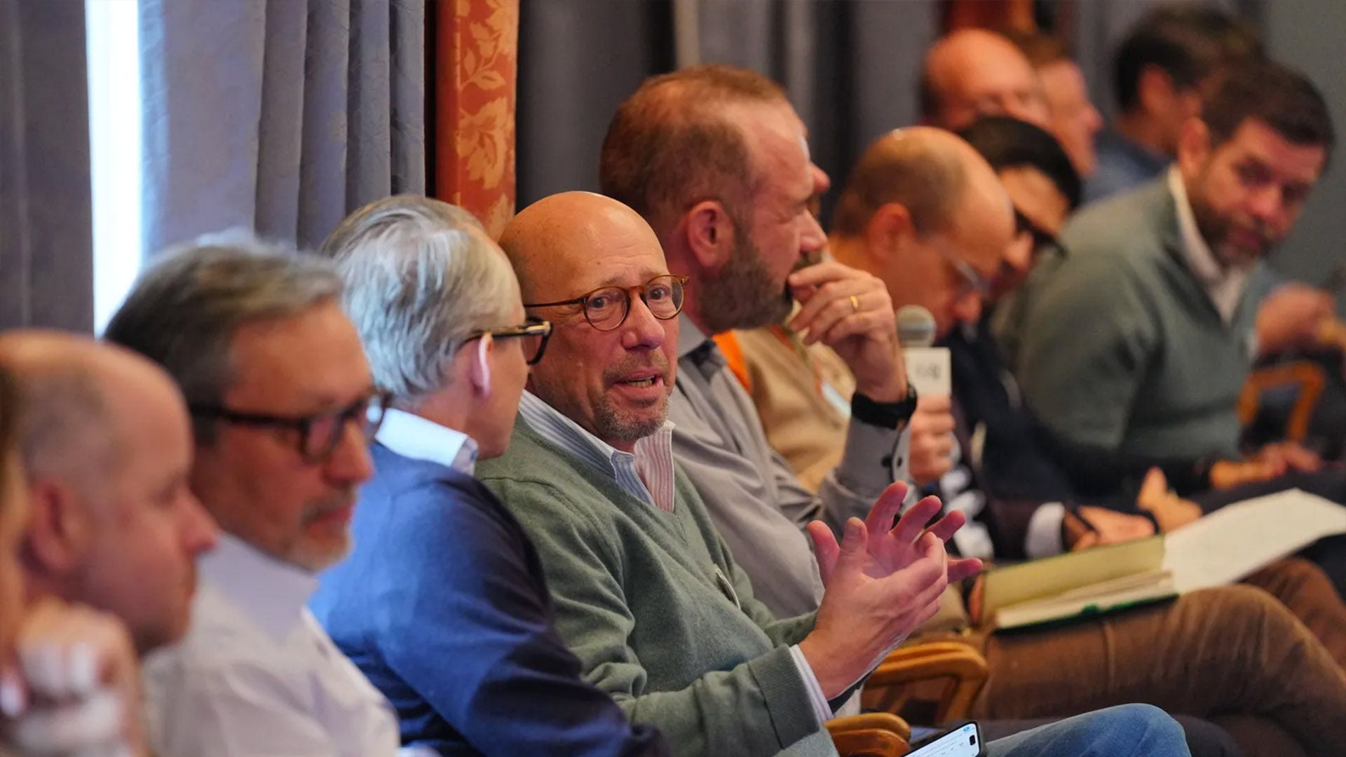 Senior real estate leaders discussing industry topics at the GRI Chairmen's Retreat Europe 2026