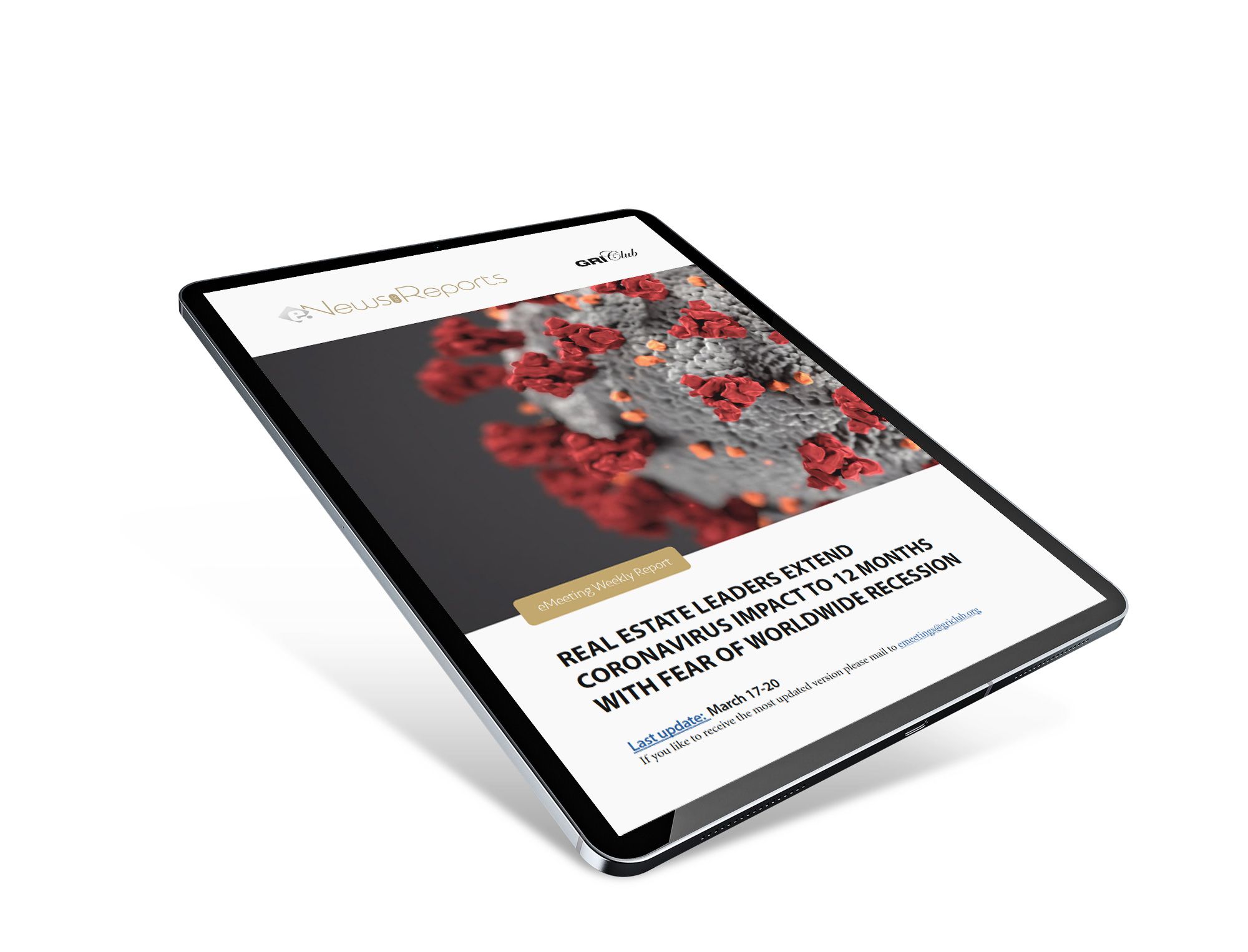 Real Estate Leaders Extend - Coronavirus impact to 12 months with fear of worldwide recession