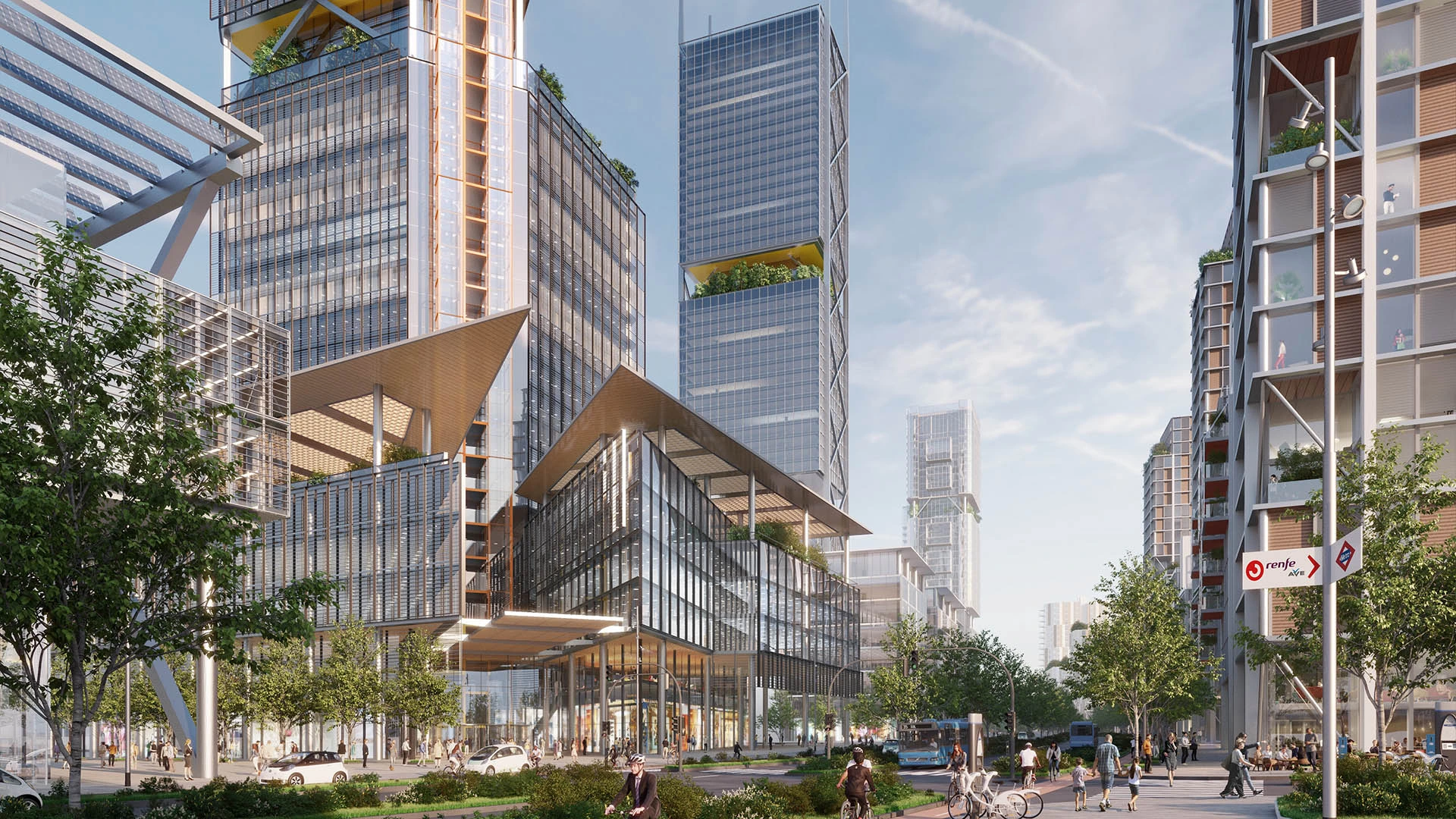 Madrid Nuevo Norte’s Business District: A New Model of Urban Living and Mobility