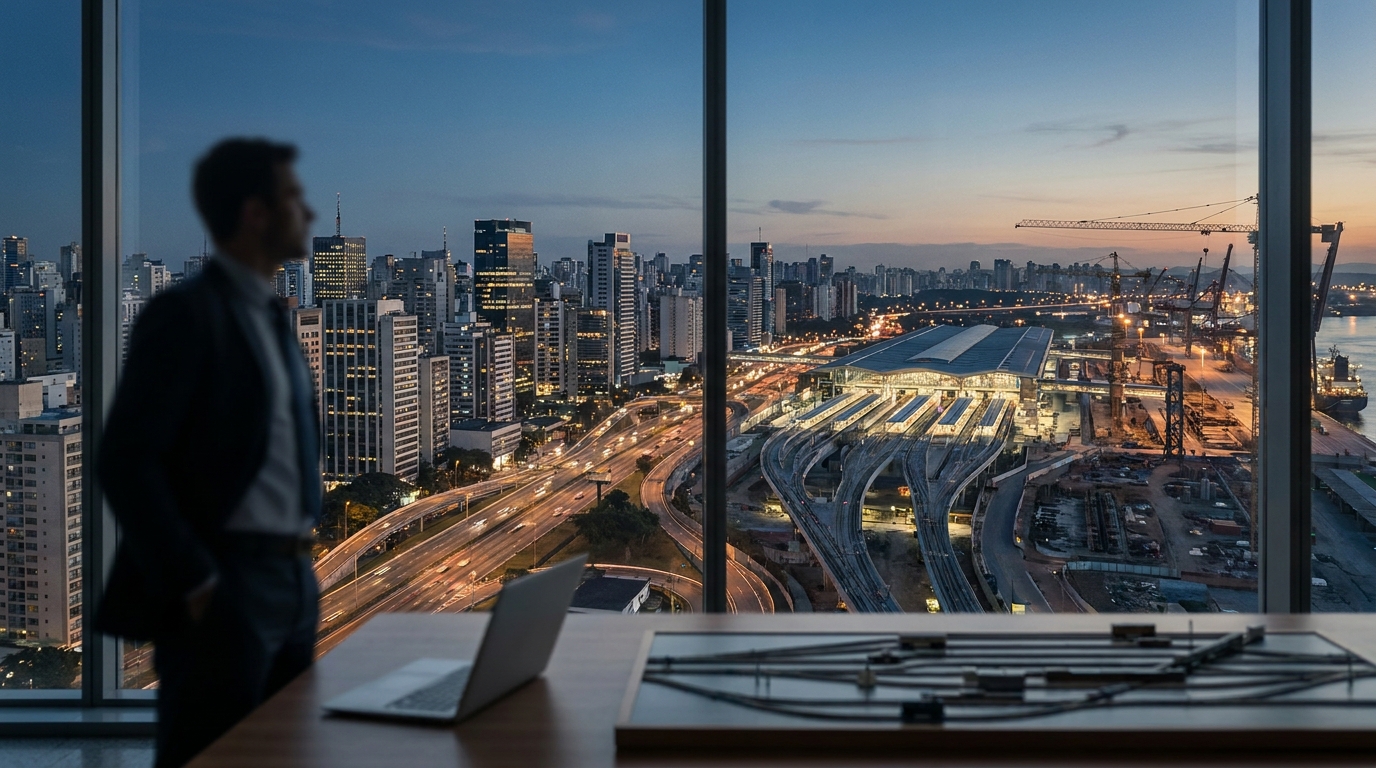 Mobilidade metropolitana no Brasil: o mapa de R$ 430 bilhões em projetos e os gargalos que travam concessões urbanas